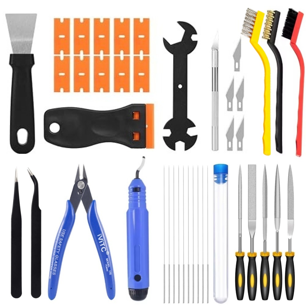 3D Print Removal Tool - 40 adet 3D yazıcı aletleri, kazıyıcı,