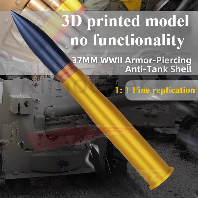 3D Printing Enthusiast - 3D Baskı İkinci Dünya Savaşı 37mm