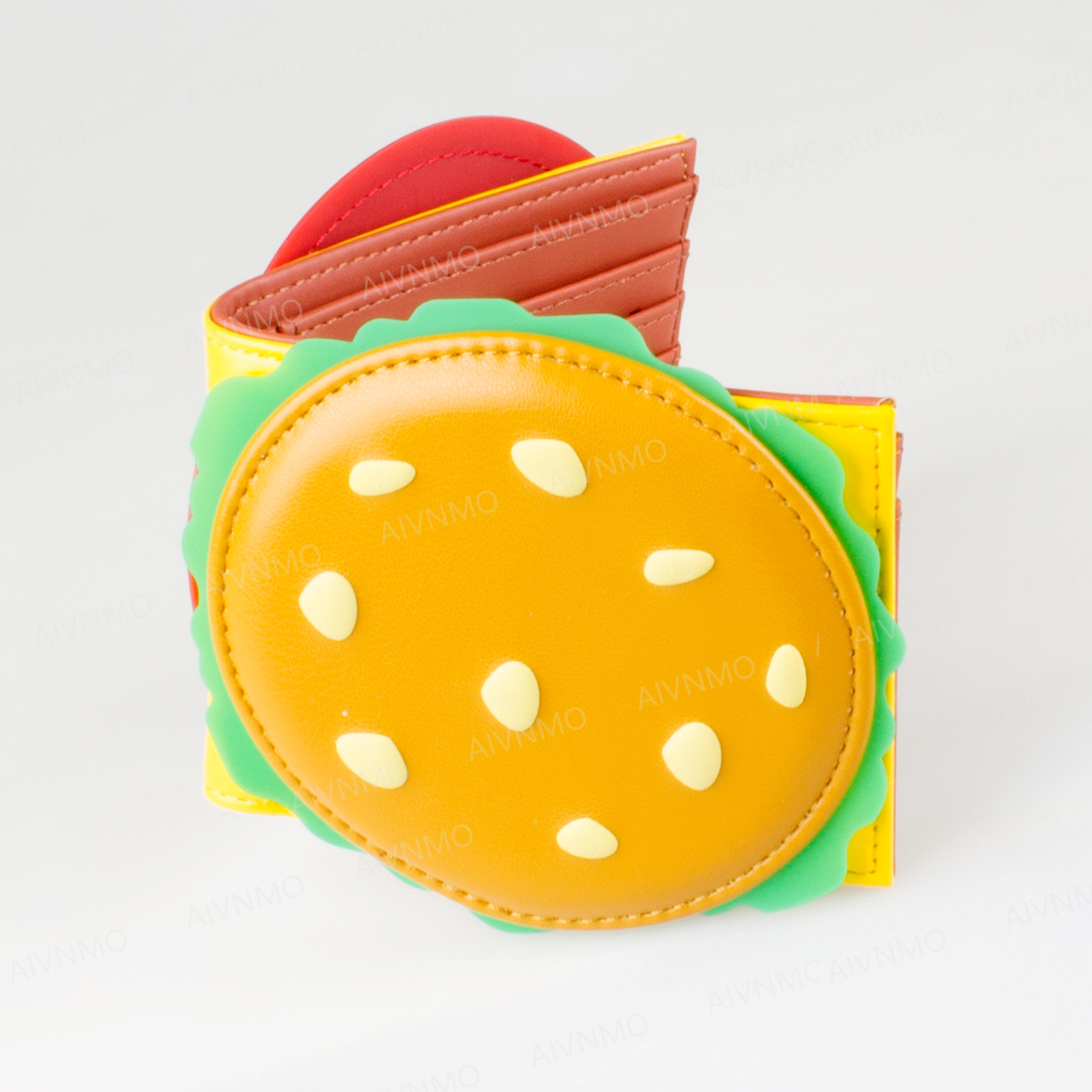 3D Printing Foto - Yüksek Kaliteli 3D Burger Katlanabilir Cüzdan