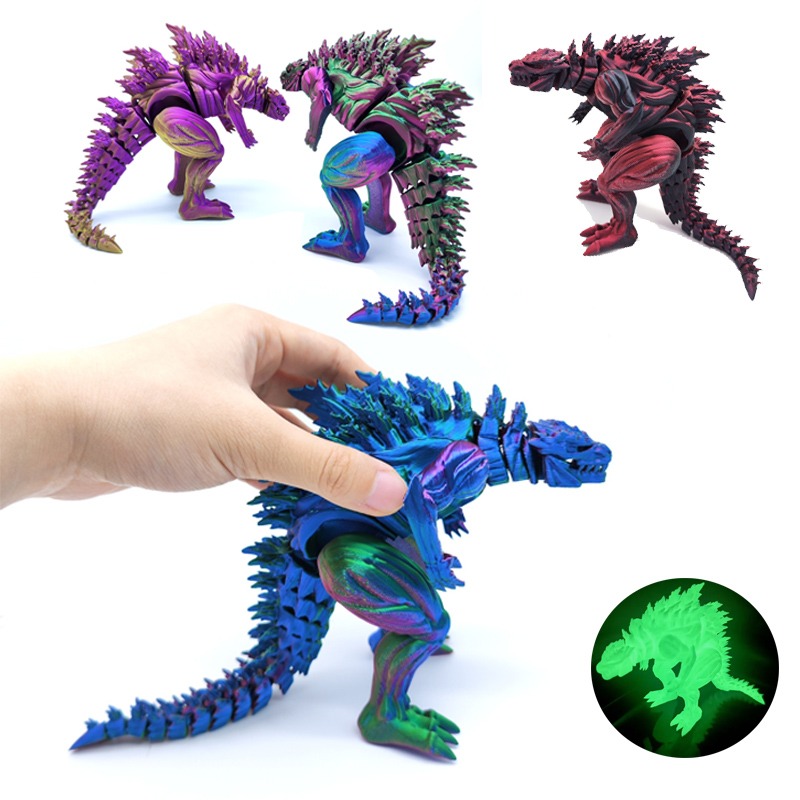 3D Printing Mockup - 3D Baskı Kas Dinozor Aksiyon Figürü