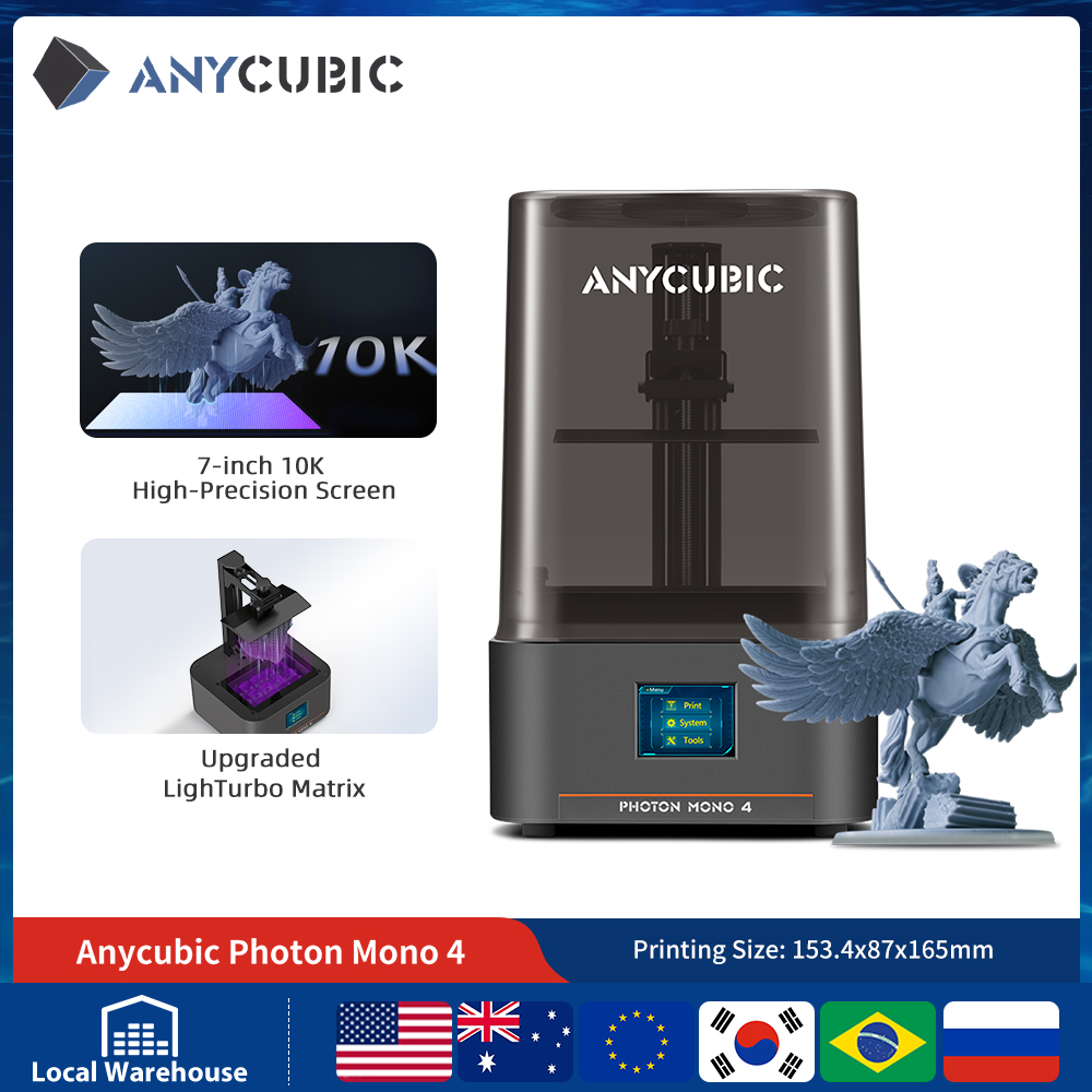 3D Printing Uv Sensitive Resin - ÖN SATIŞ ANYCUBIC Photon Mono 4