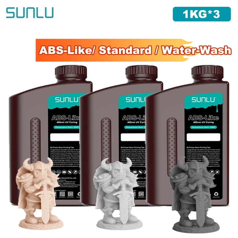 3D Printing Uv Sensitive Resin - SUNLU 3KG ABS Benzeri/ Standart /