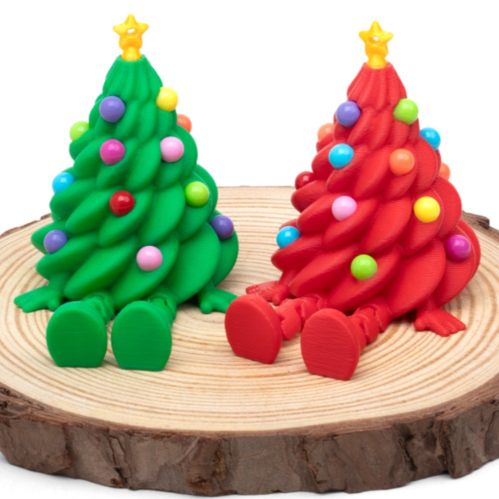 3D Printing Xmas - 3D Baskılı Noel Ağacı Figürleri Çok