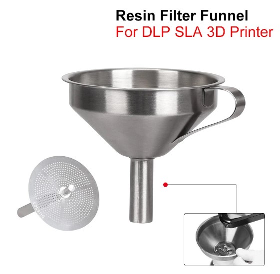 3D Yazıcı Reçine Filtre Hunisi - 3D Printing Uv Sensitive Resin incelemesi ve fiyatı