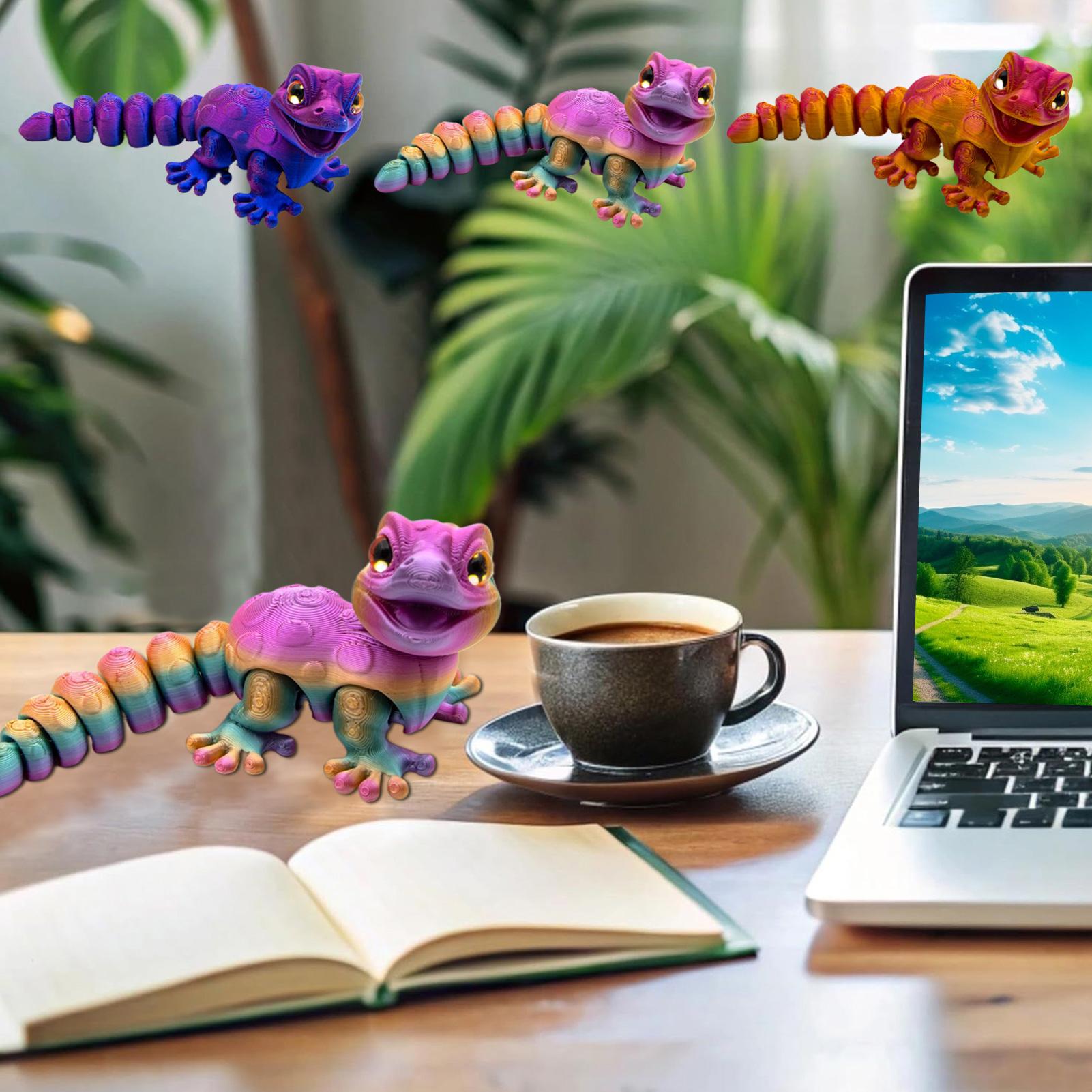 3D Baskılı Gecko Figürü Kerten - 3D Printing Mockup incelemesi ve fiyatı