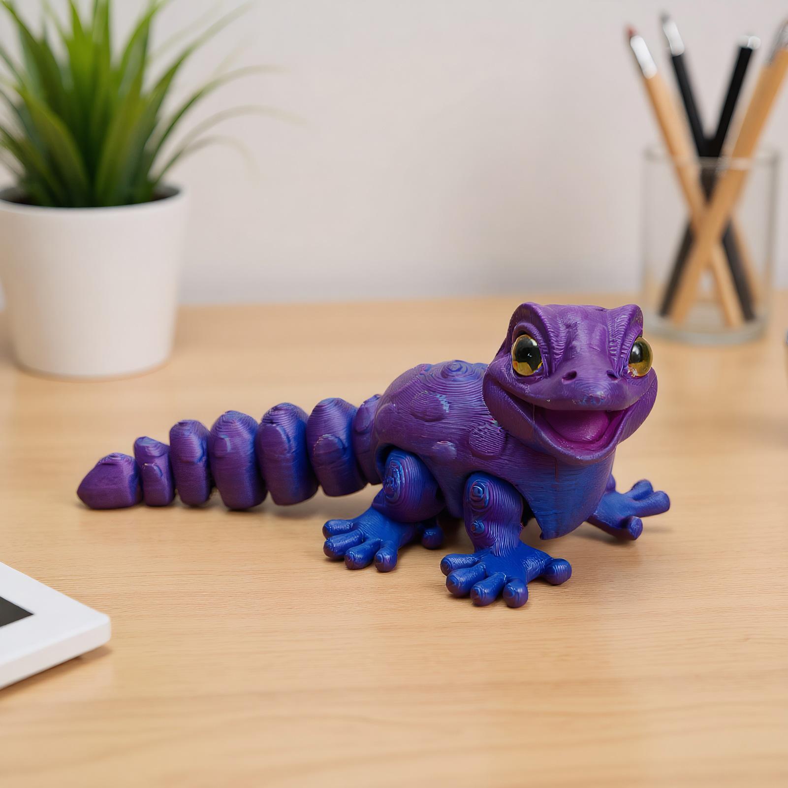 3D Baskılı Gecko Figürü Kerten - 3D Printing Mockup incelemesi ve fiyatı