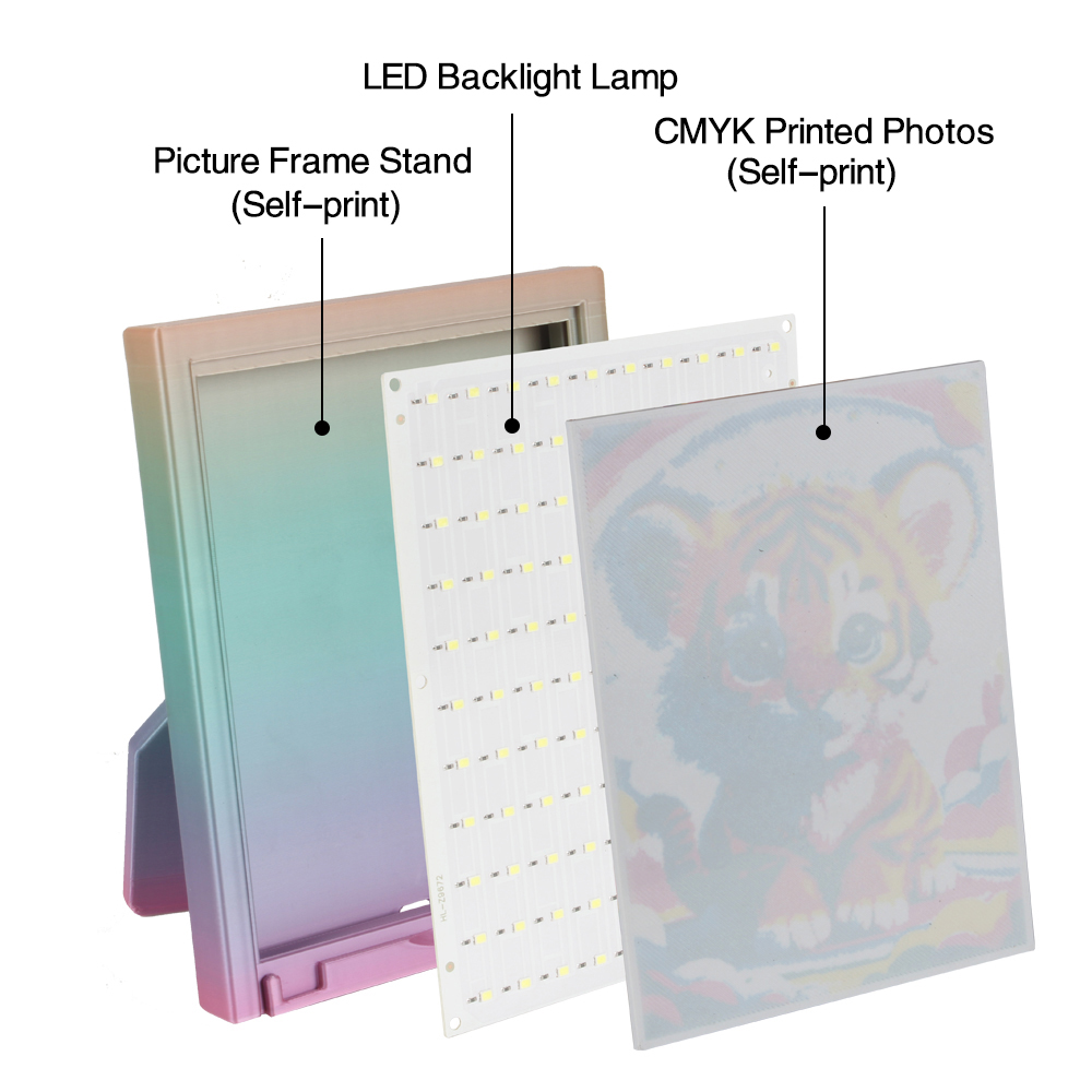Bambu Lab Lithophan Led Panel  - 3D Printing Foto incelemesi ve fiyatı