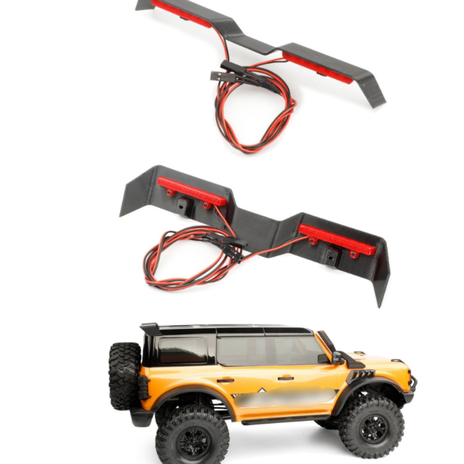 LED'li Tavan Spoyleri LED Işık - 3D Printing Car incelemesi ve fiyatı