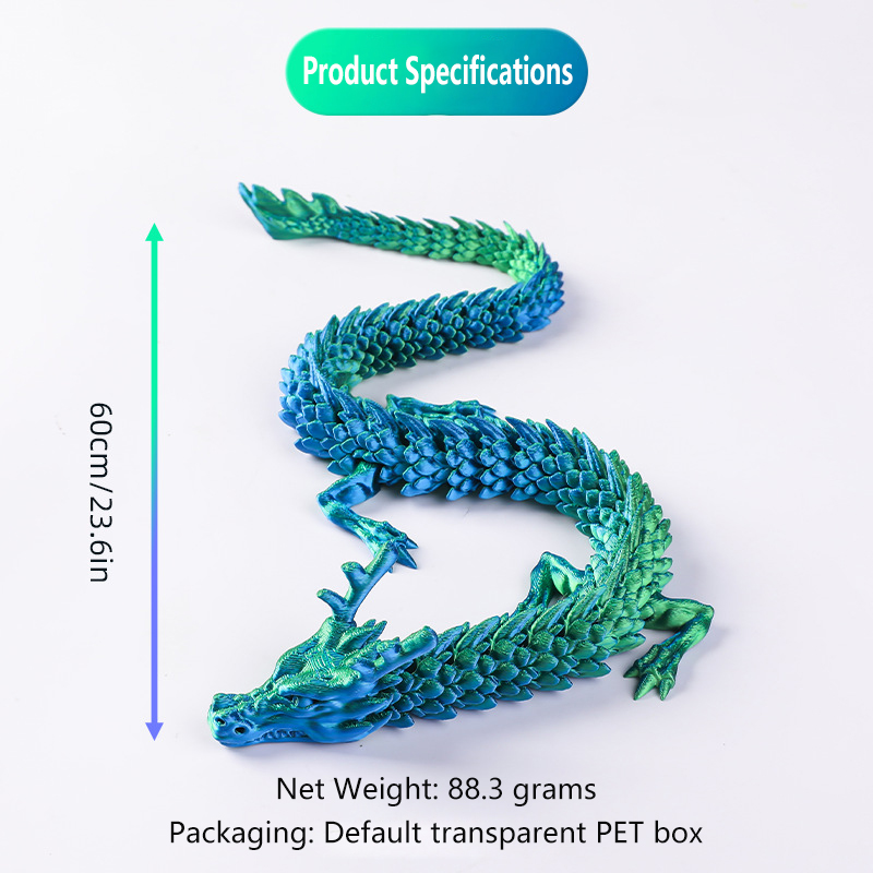 3D Baskılı Ejderha Süsleri Çin - 3D Printing Pla incelemesi ve fiyatı