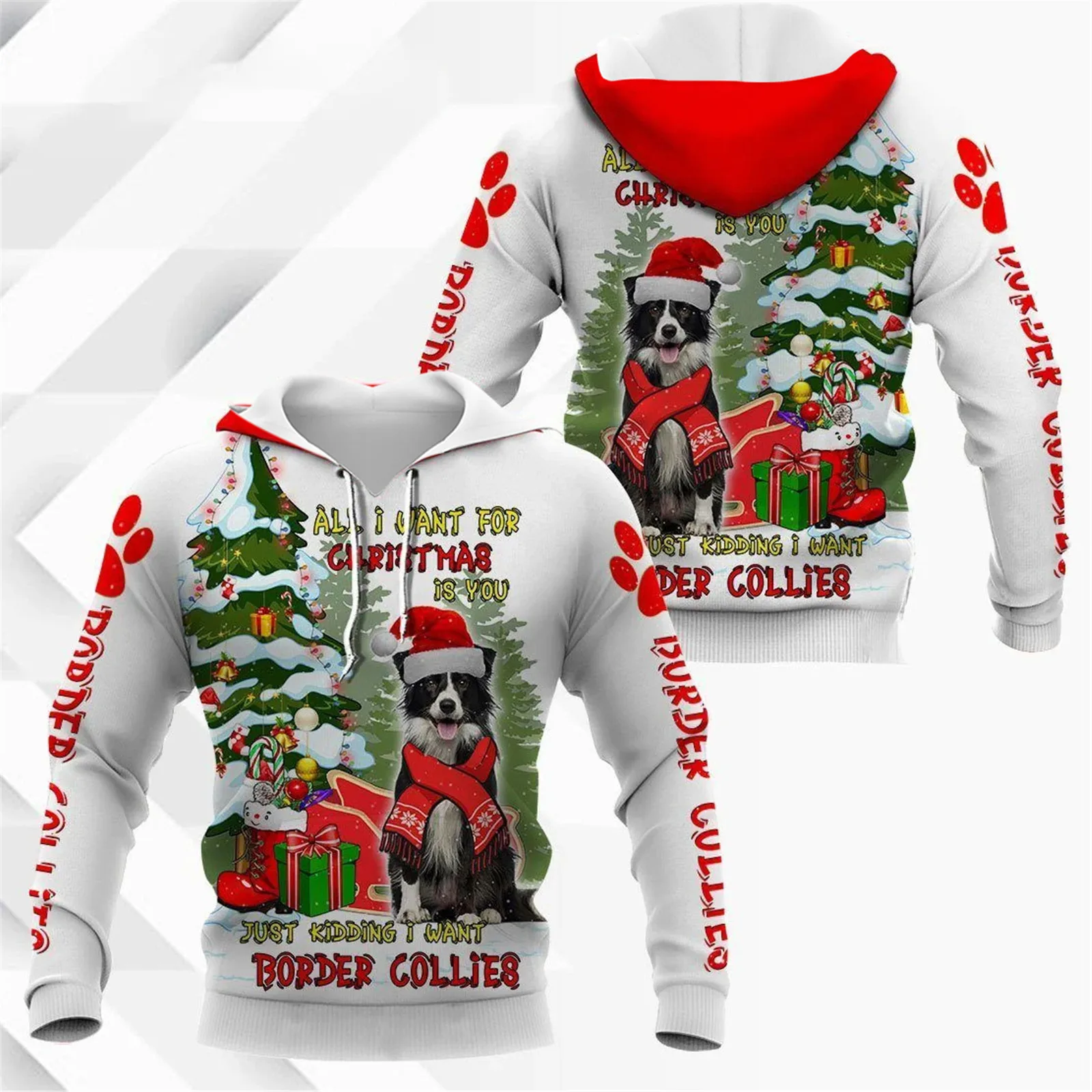 HX Border Collie Kapüşonlular  - 3D Printing Xmas incelemesi ve fiyatı