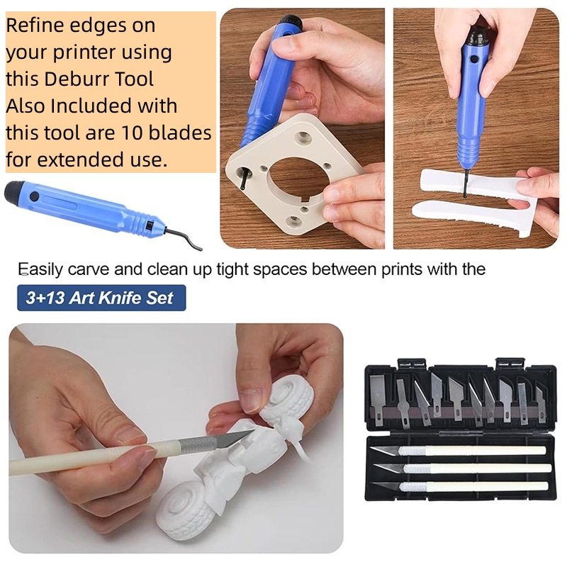 38 Parça 3D Model Taşlama Alet - 3D Print Removal Tool incelemesi ve fiyatı