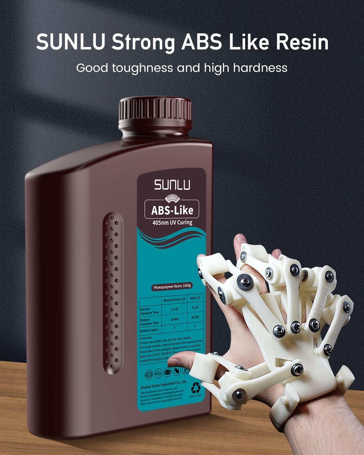 SUNLU ABS Benzeri Reçine 405nm - 3D Printing Uv Sensitive Resin incelemesi ve fiyatı