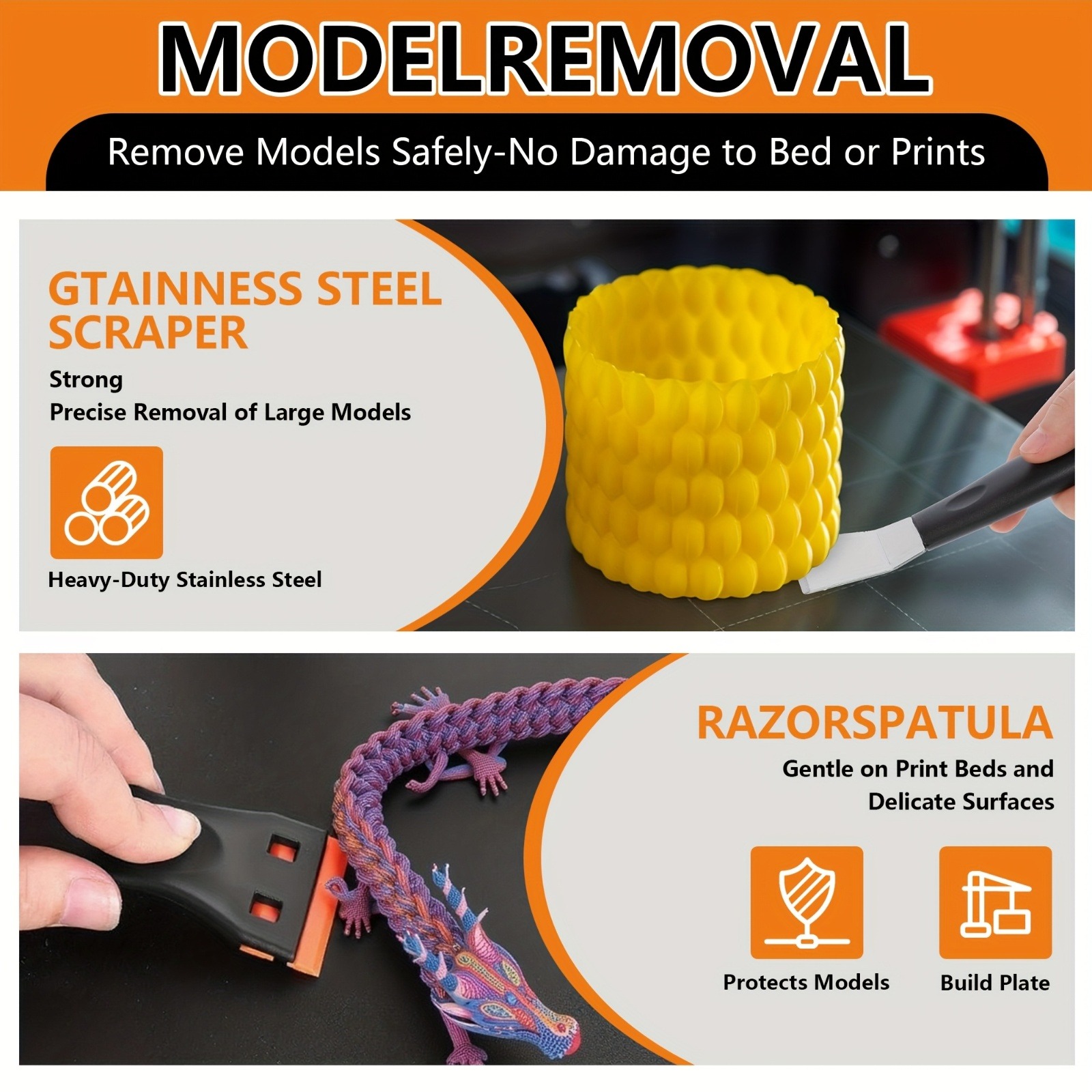 3D Yazıcı Araç Seti, Tüm FDM/S - 3D Print Removal Tool incelemesi ve fiyatı
