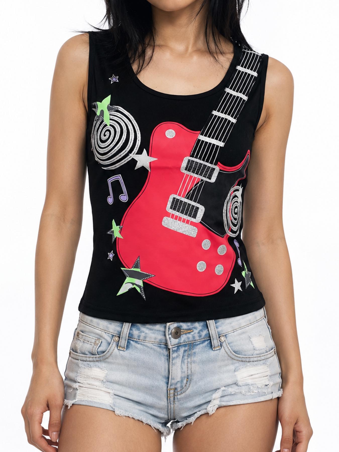 2026 Yeni Yaz Gotik Rock Müzik - 3D Printing Guitar incelemesi ve fiyatı