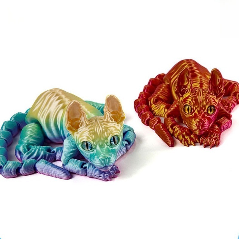 3D Baskılı Sphynx Kedi Hayvan  - 3D Printing Xmas incelemesi ve fiyatı