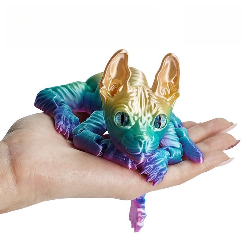 3D Baskılı Sphynx Kedi Hayvan  - 3D Printing Xmas incelemesi ve fiyatı