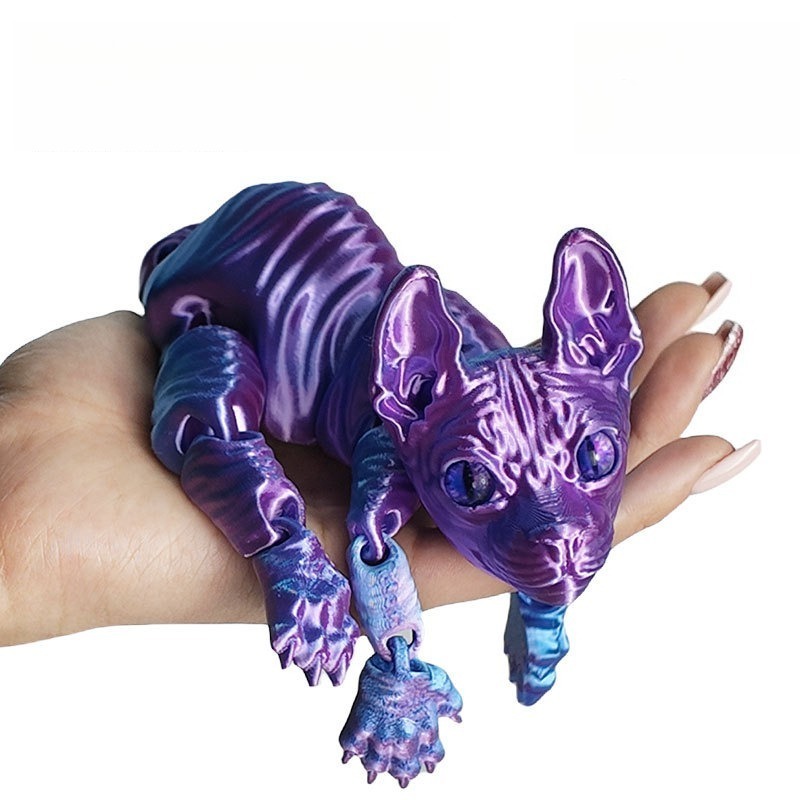 3D Baskılı Sphynx Kedi Hayvan  - 3D Printing Xmas incelemesi ve fiyatı