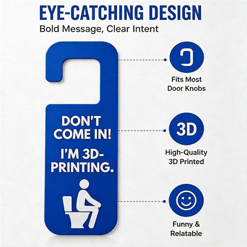 IALJ-Funny 3D Baskı Kapı Levha - 3D Printing Enthusiast incelemesi ve fiyatı