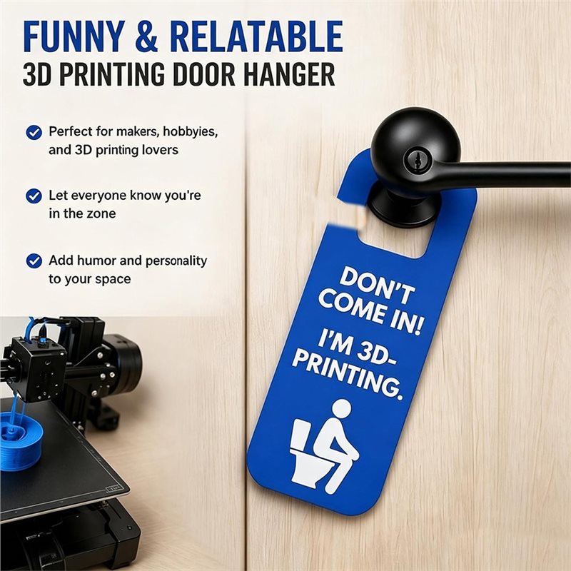 ABRU-Funny 3D Baskı Kapı Levha - 3D Printing Enthusiast incelemesi ve fiyatı