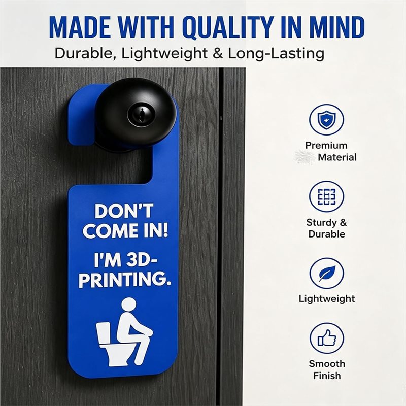 ABRU-Funny 3D Baskı Kapı Levha - 3D Printing Enthusiast incelemesi ve fiyatı