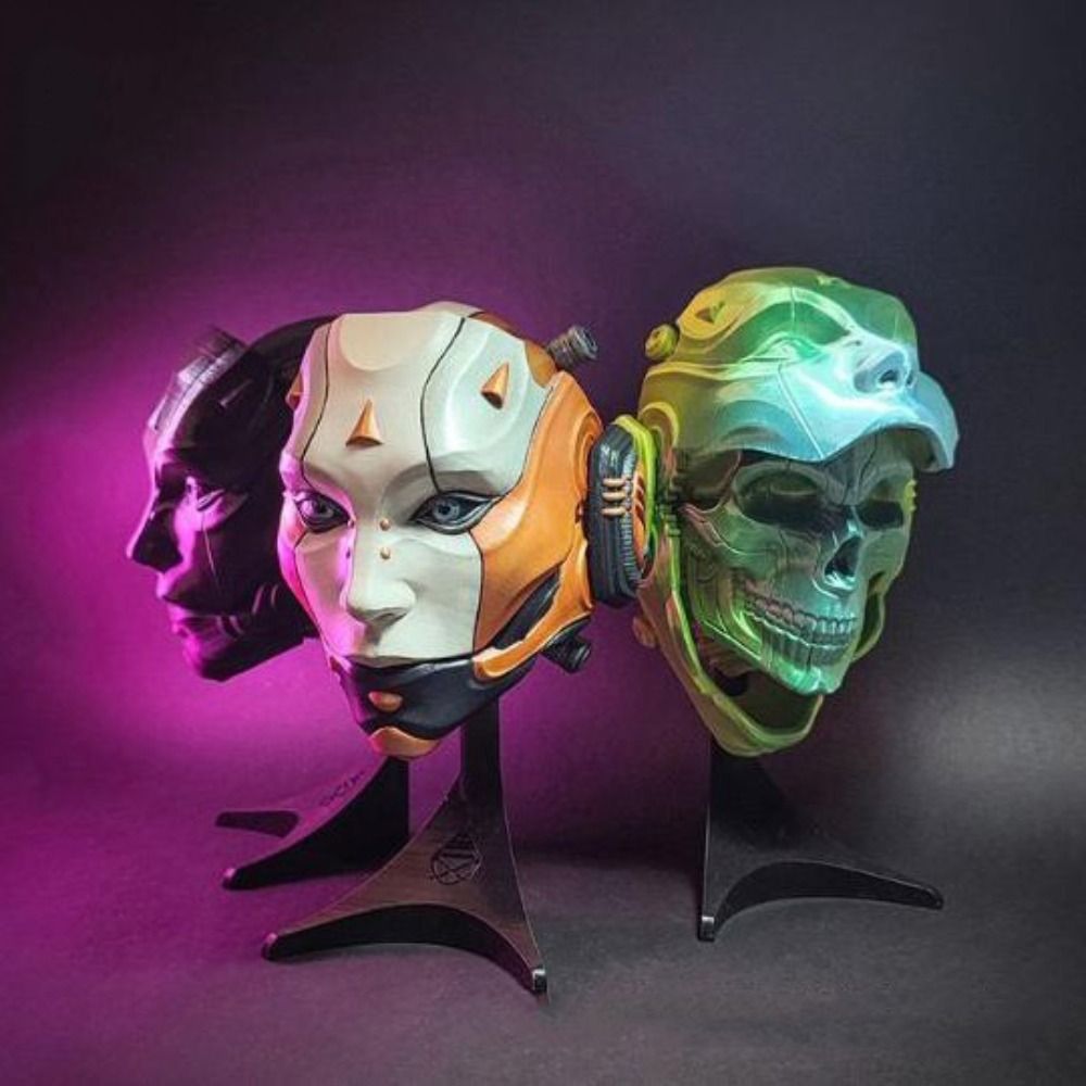 Özel İşlenmiş 3D Baskılı Maske - 3D Printing Pla incelemesi ve fiyatı
