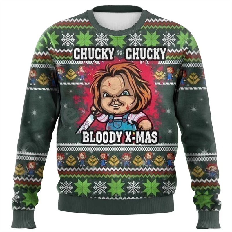 Fashion Chucky Graphic Ugly Ch - 3D Printing Xmas incelemesi ve fiyatı