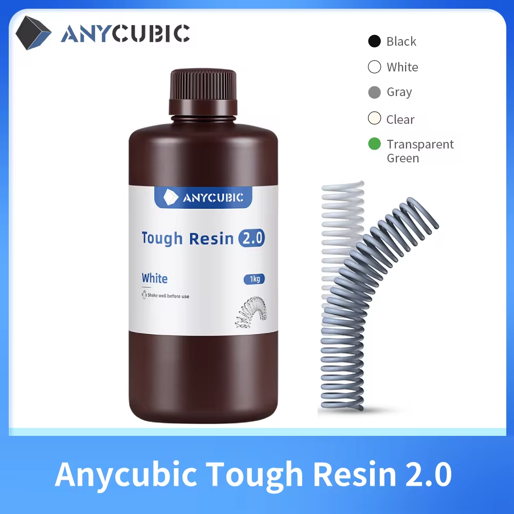 Anycubic Esnek Sert Reçine 2.0 - 3D Printing Uv Sensitive Resin incelemesi ve fiyatı