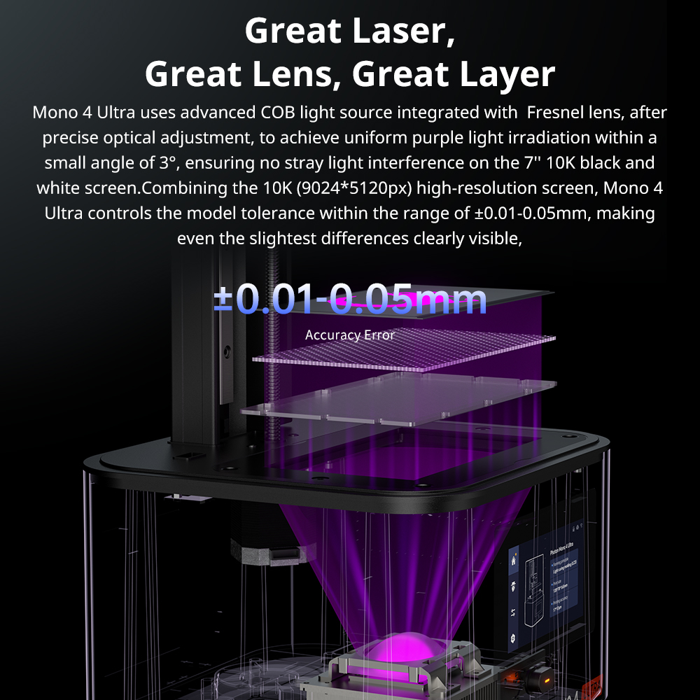 ANYCUBIC Foton Mono 4 Ultra LC - 3D Printing Uv Sensitive Resin incelemesi ve fiyatı